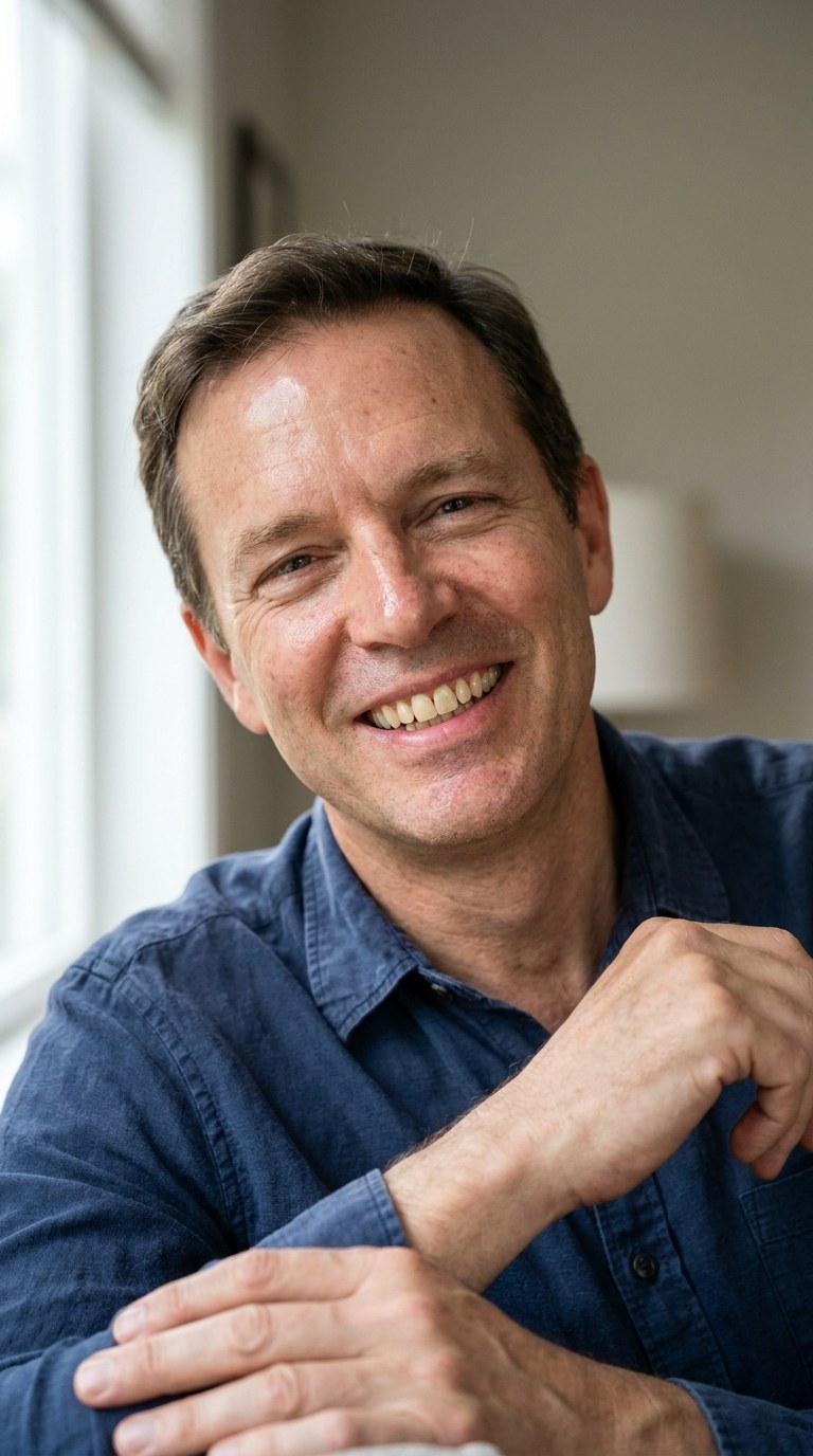 A confident smile after same-day treatment at ANEWU