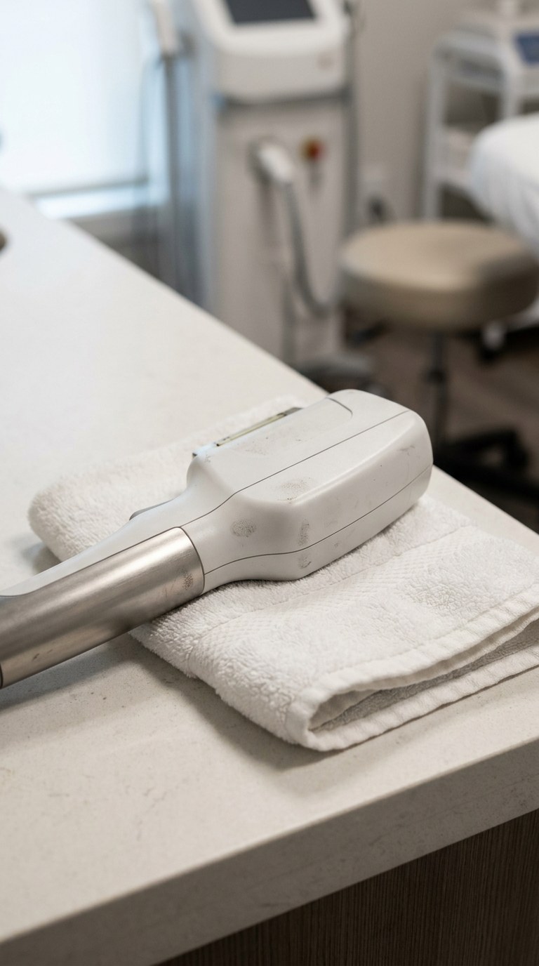 Laser resurfacing equipment at an ANEWU treatment room