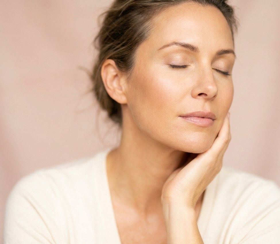 A relaxed patient, relief from jaw tension after TMJ/TMD treatment at ANEWU