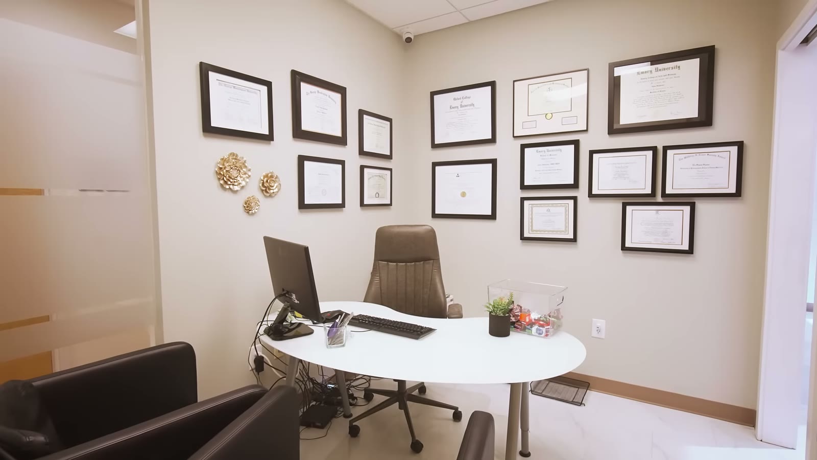 A consultation room at an ANEWU office in Atlanta, Georgia