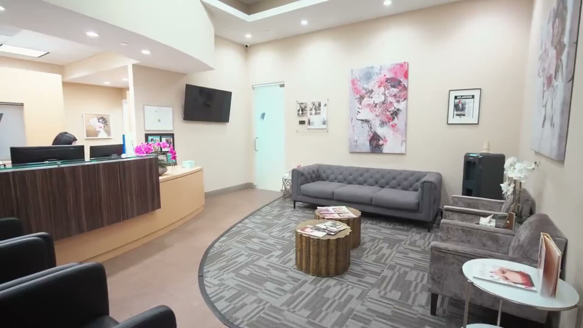 Reception area inside an ANEWU office