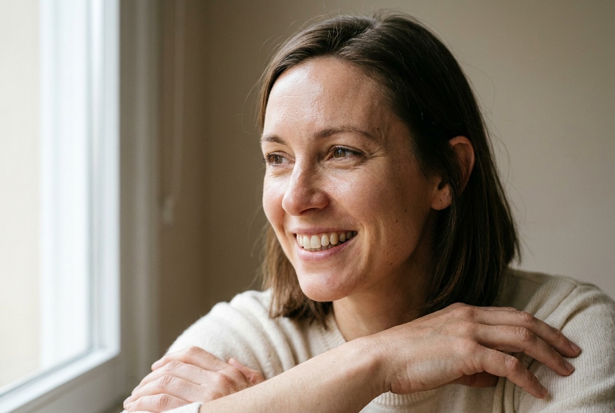 A warm, natural smile